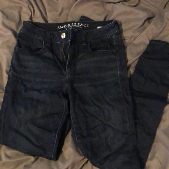 Dark Wash American Eagle Jeggings - Picture 1 of 3